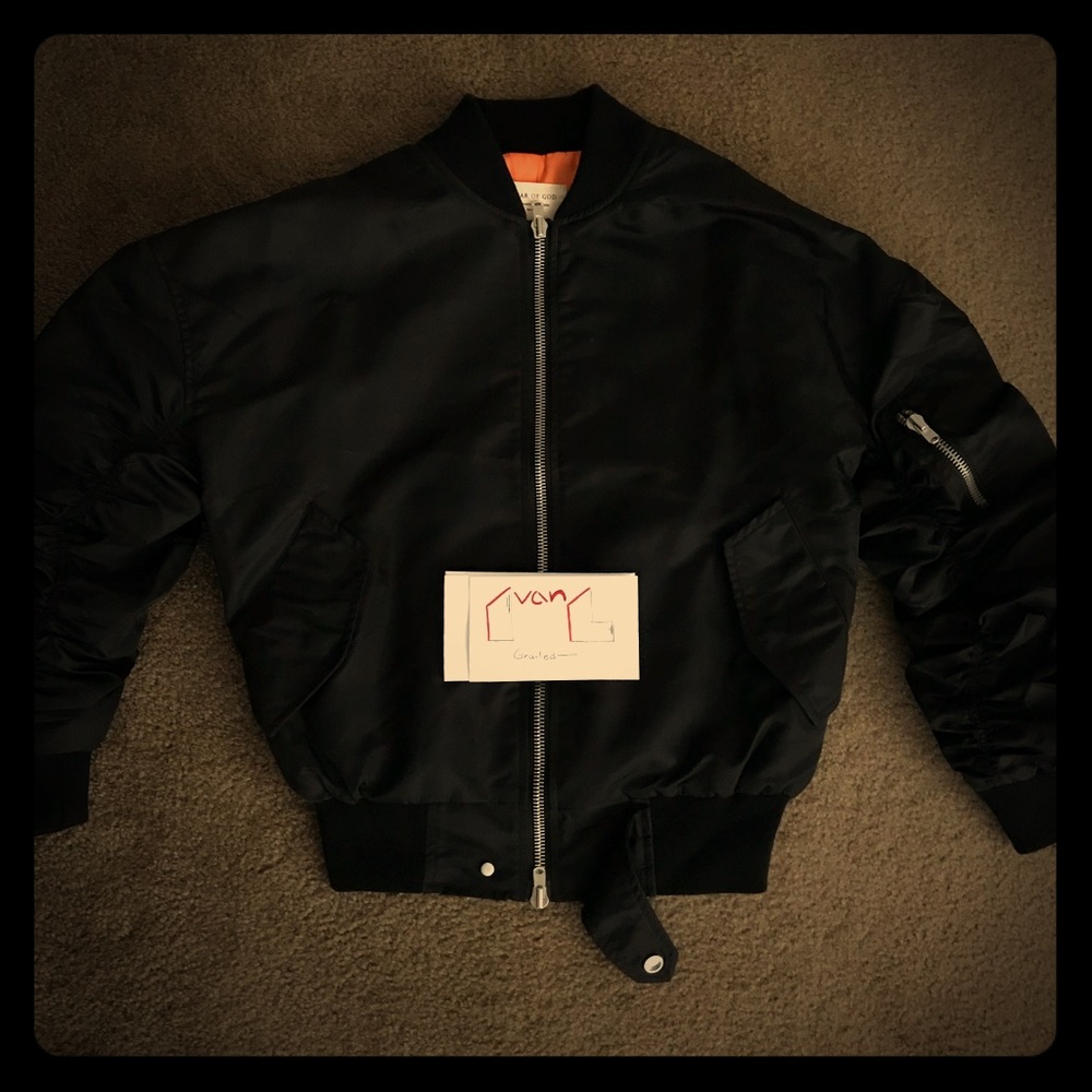 Fear of God Bomber Jacket Black